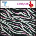 zebra design woven cotton spandex twill elastane printed stretch fabric for skinny pants